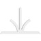 Ekena Millwork Richland Architectural Grade PVC Gable Bracket, 72"W x 48"H x 4"D x 4"F, 16/12 Pitch GBP072X48X0404RIC00 - alternate 3